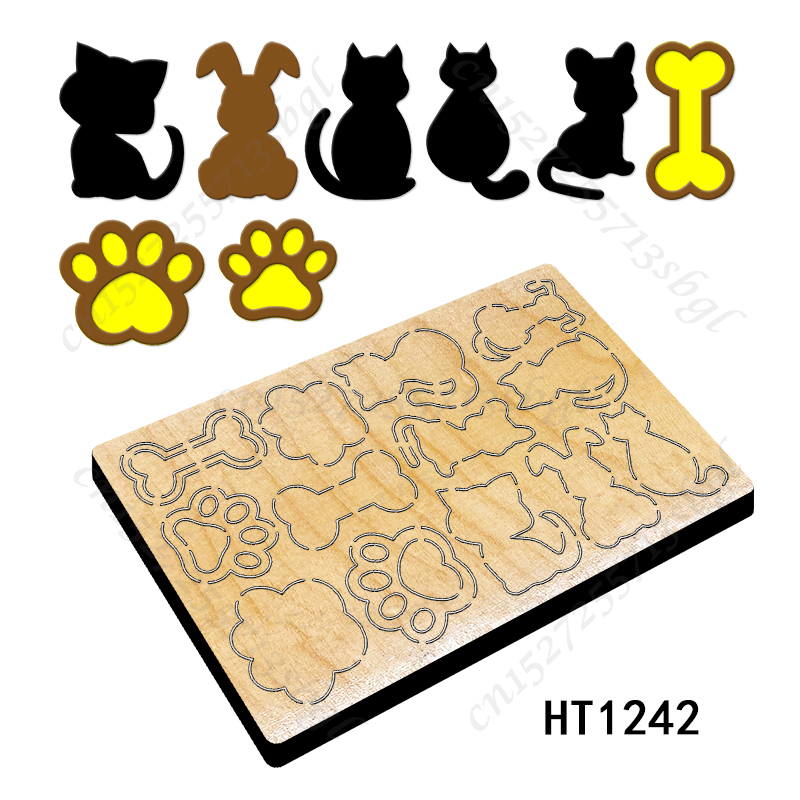 Woodworking Rabbet - Cat, Rabbit, Dog, Cat Paw, Bone