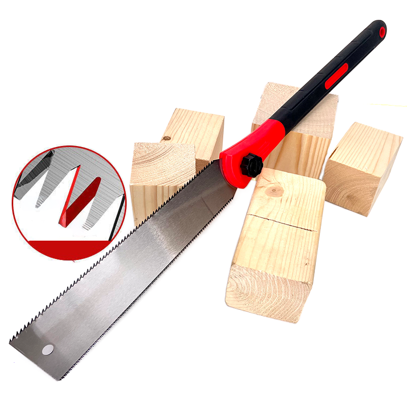 Japanese Pull Saw - Japanese-style Double-bladed Hand Saw, Long-handled Double-bladed