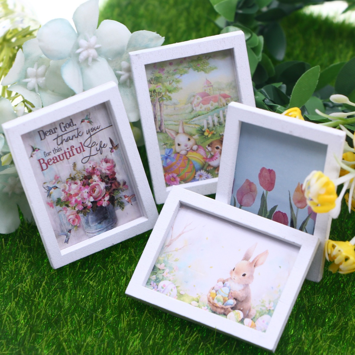 4Pcs/Set Dollhouse Accessories - Woodworking Rabbet 评论和价格