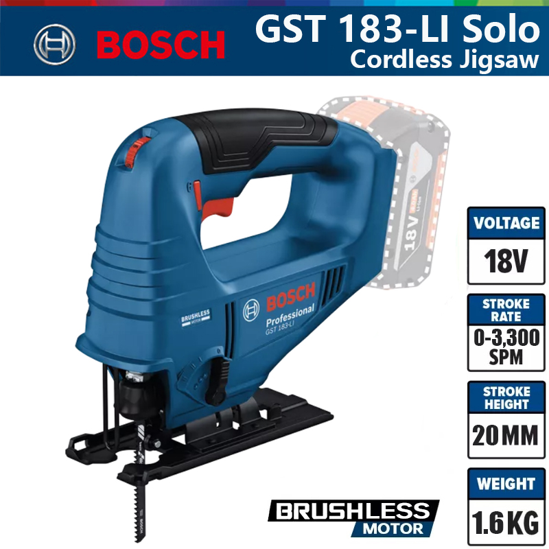 Bosch GST 183-LI Professional  - Woodworking Saw 评论和价格