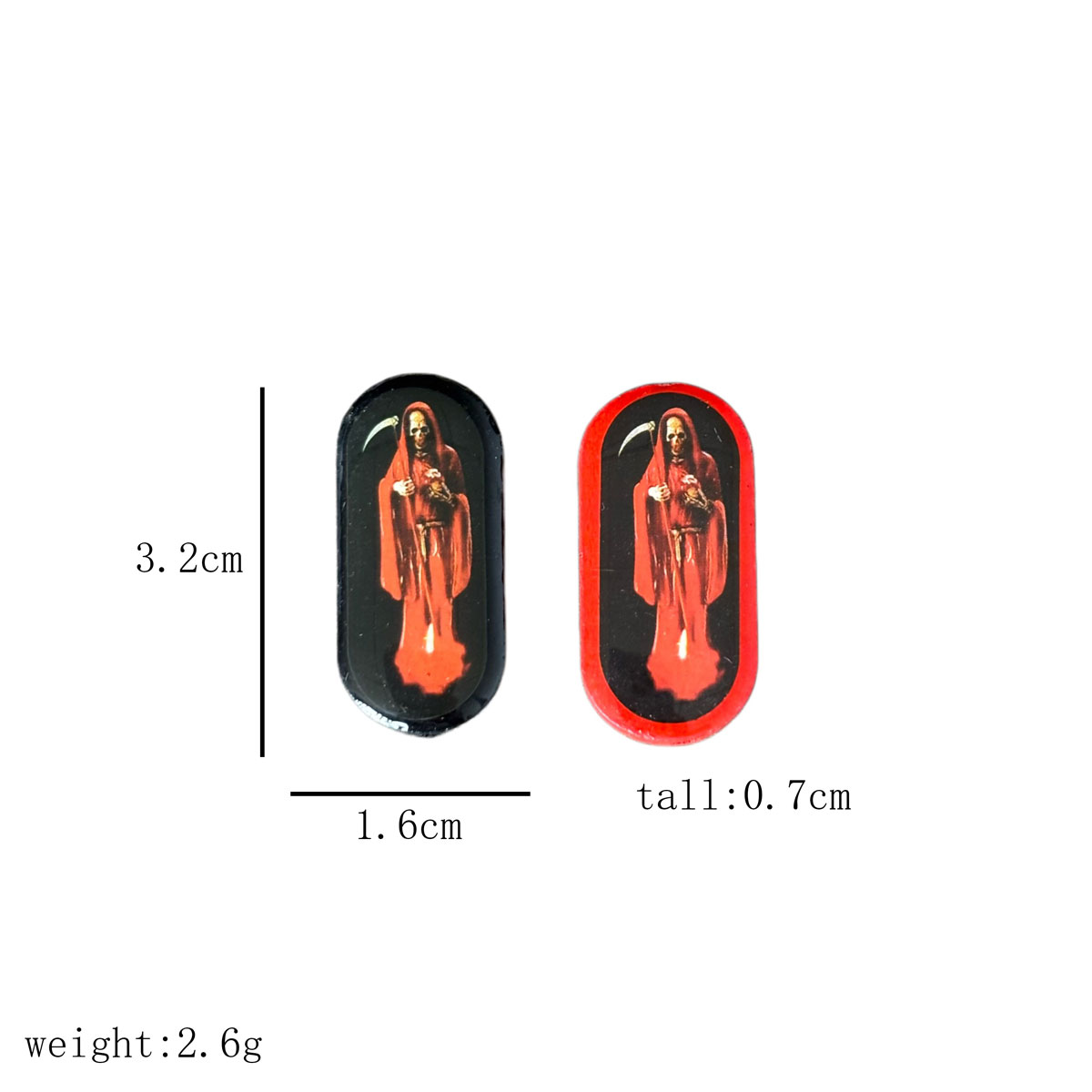 12pcs Santa Muerte Wooden Bead - Woodworking Joint Types 评论和价格