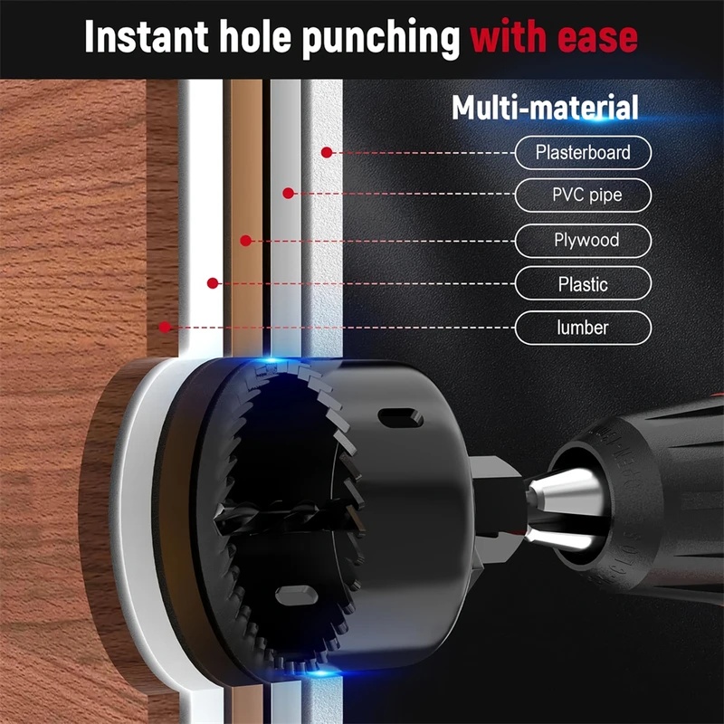 8pcs Woodworking Hole Saw Kit  - Woodworking Saw 评论和价格