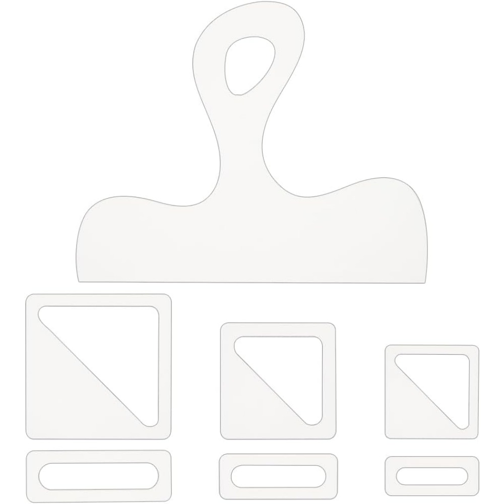 7Pcs Charcuterie Template Acry - Woodworking Company 评论和价格