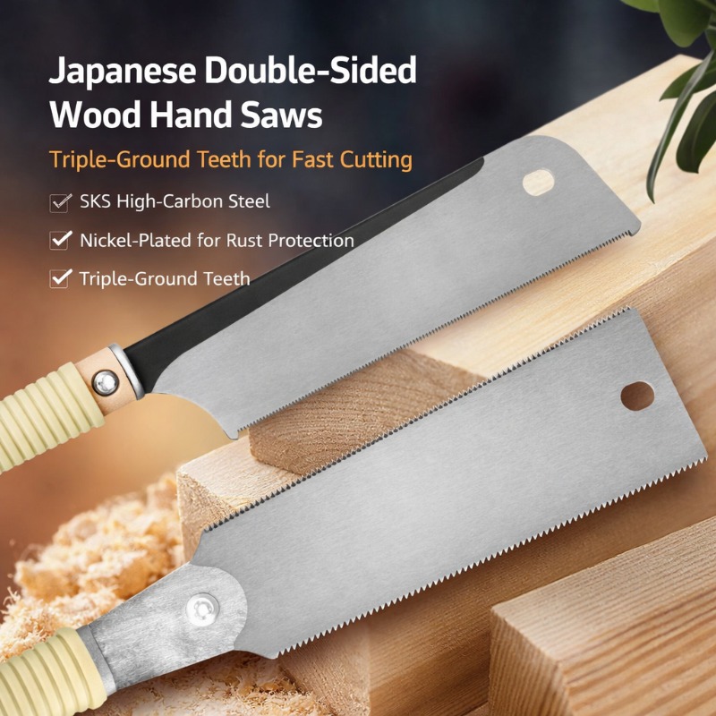 Japanese Style Double Sided Ha - Japanese Pull Saw 评论和价格