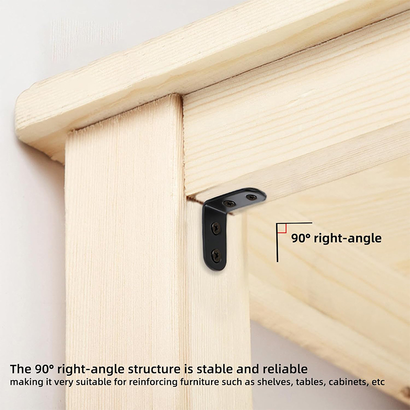 6-20 Pcs Black Corner Brace L  - Woodworking Joint Types 评论和价格