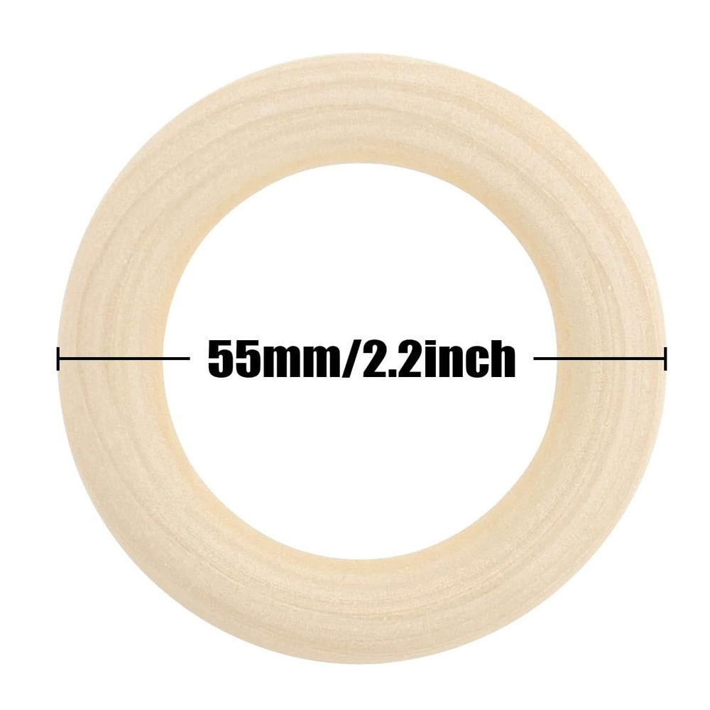 20PCS Wooden Rings for Craft 5 - Woodworking Joint Types 评论和价格