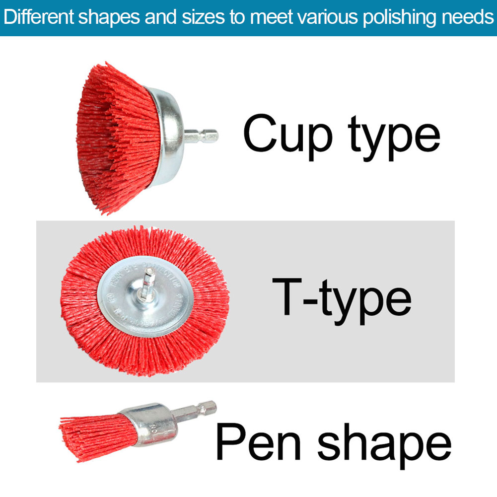 Nylon Cup Brush Abrasive Wire  - Woodworking Drill 评论和价格