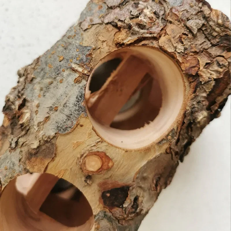 Pet Hamster Toy Natural Apple  - Woodworking Rabbet 评论和价格