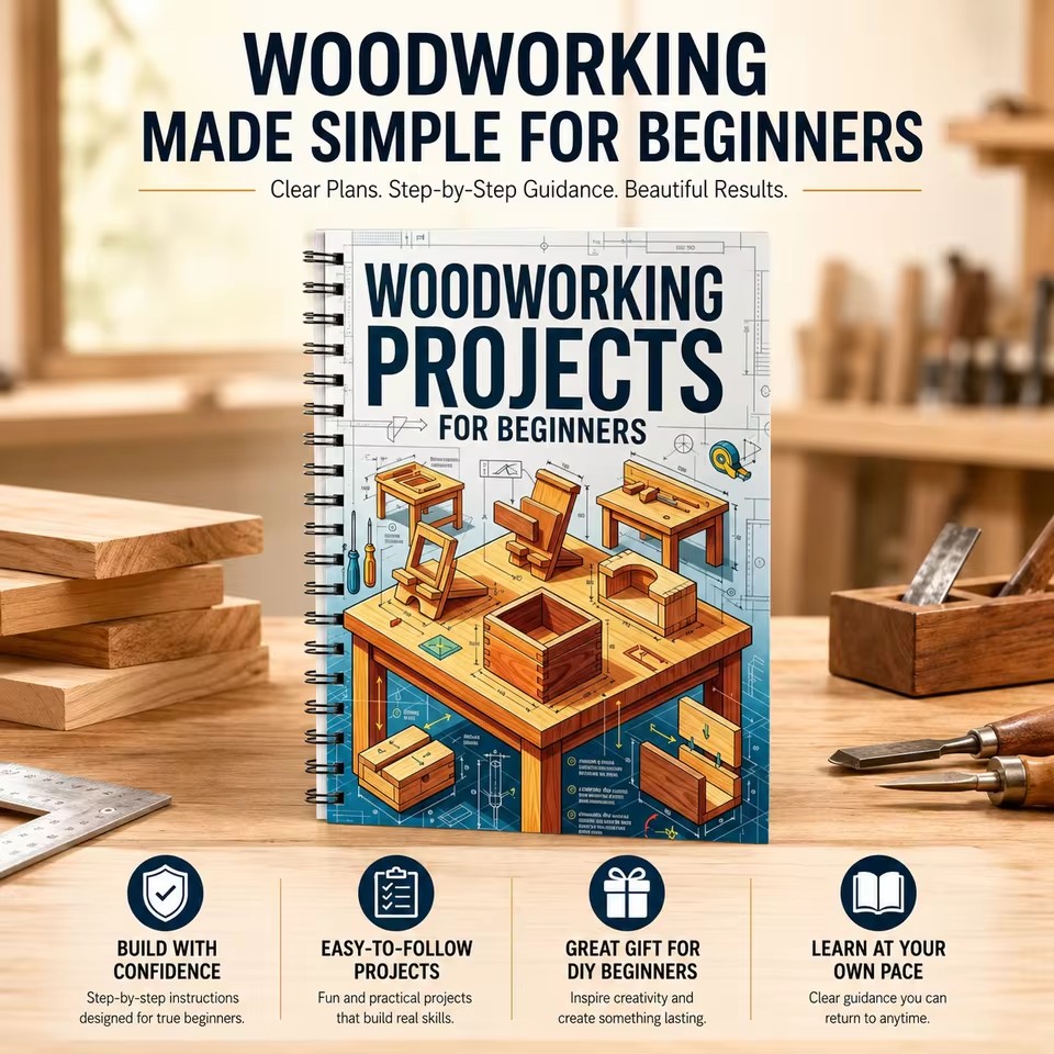 Beginner-Friendly Easy Woodwor - Woodworking Ideas For Adults 评论和价格
