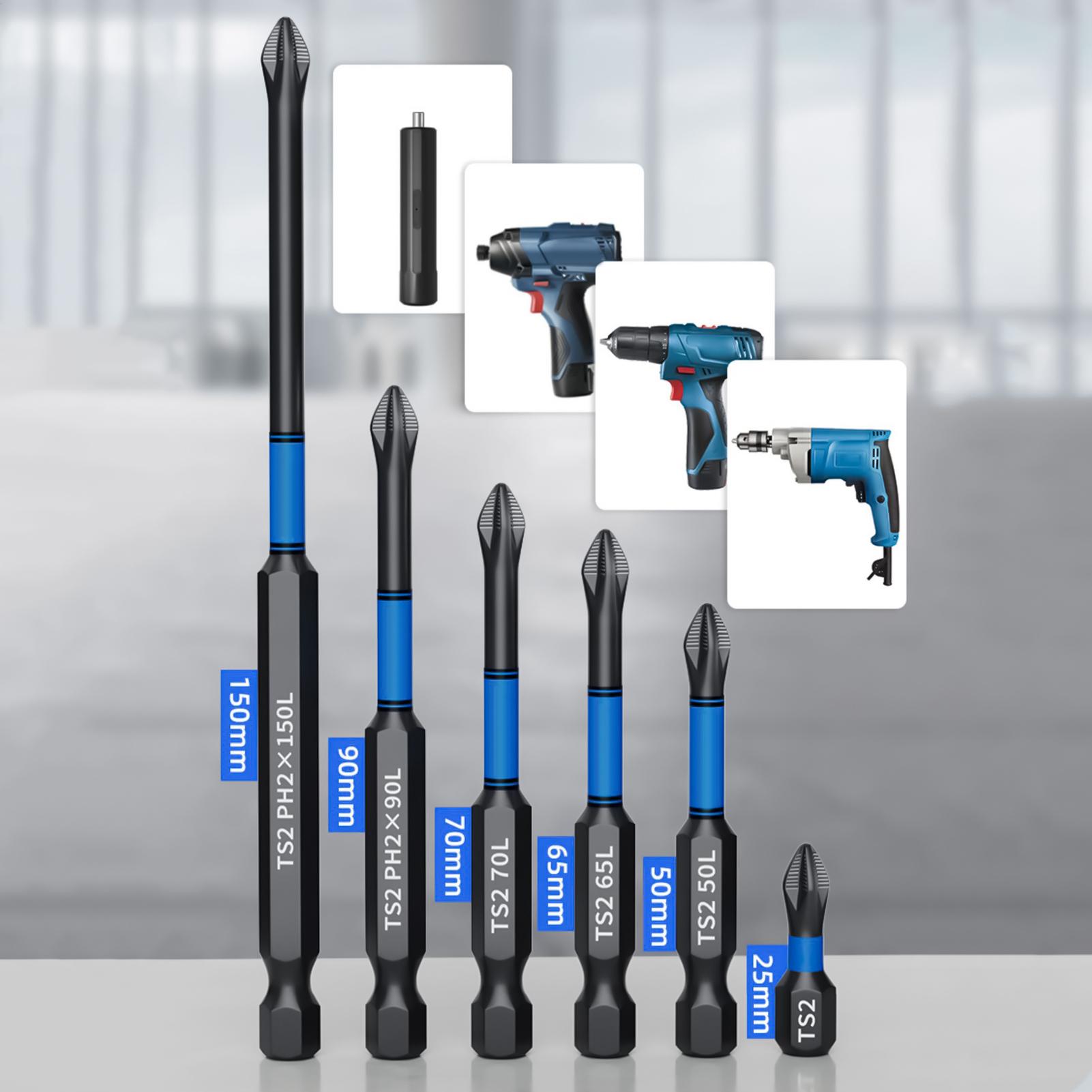 Drill Screwdriver Bit Set 6-Pi - Woodworking Drill 评论和价格