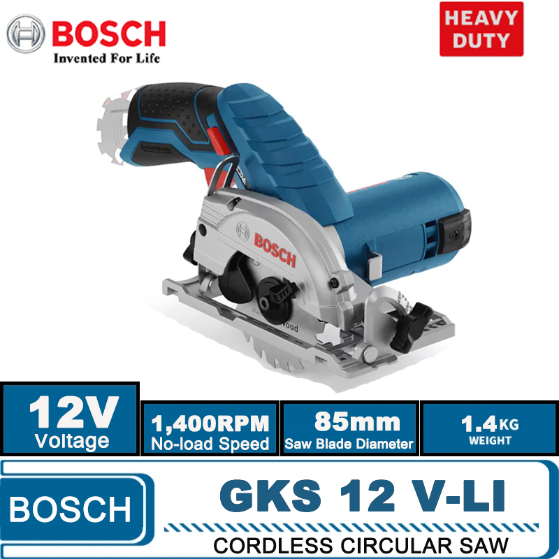 BOSCH GKS 12V-LI Electric Circ - Woodworking Saw 评论和价格