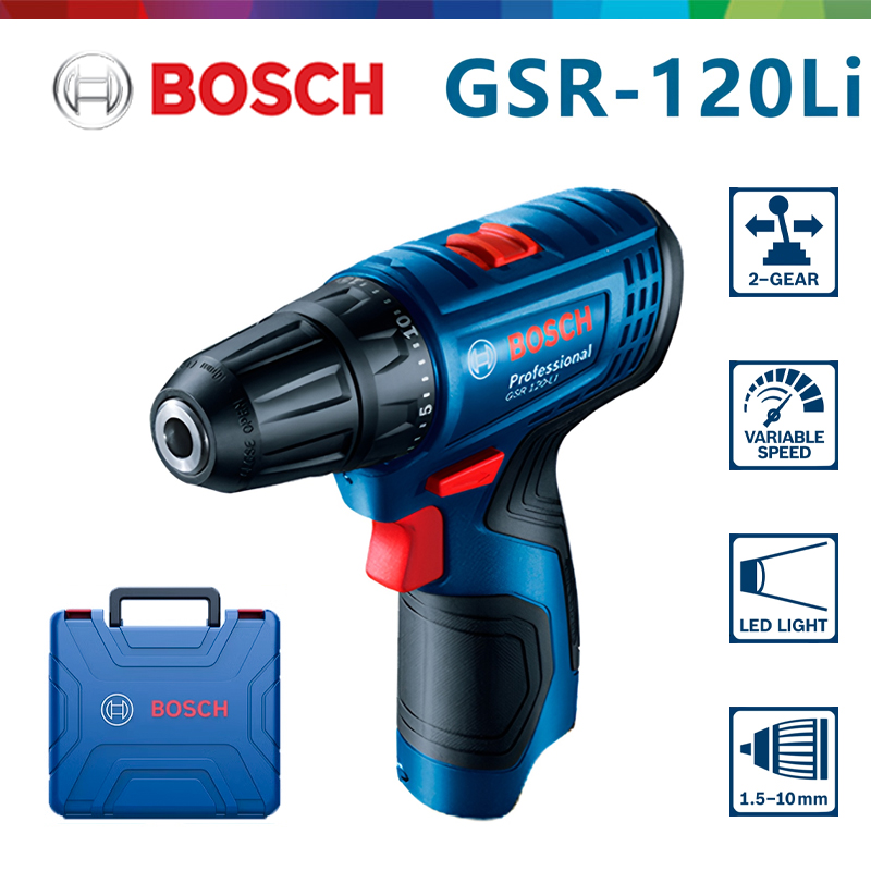 Bosch GSR 120-LI 12V Lithium E - Woodworking Drill 评论和价格