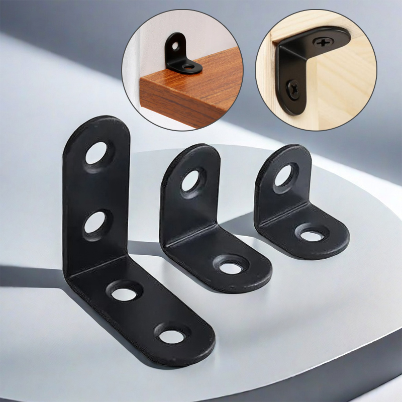12Pcs L Bracket Straight Angle - Woodworking Joint Types 评论和价格