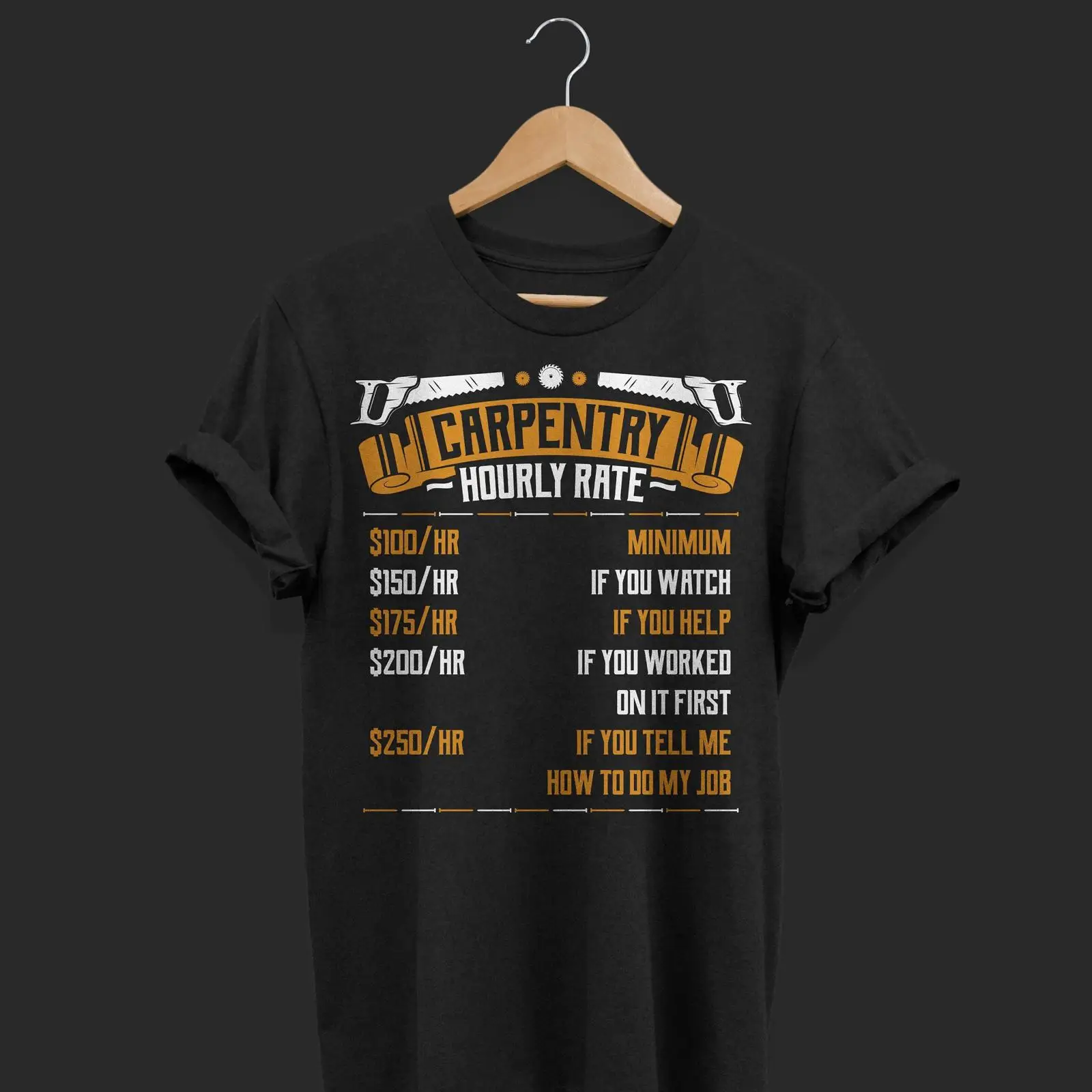 Funny Carpenter Hourly Rate T  - Woodworking Union 评论和价格