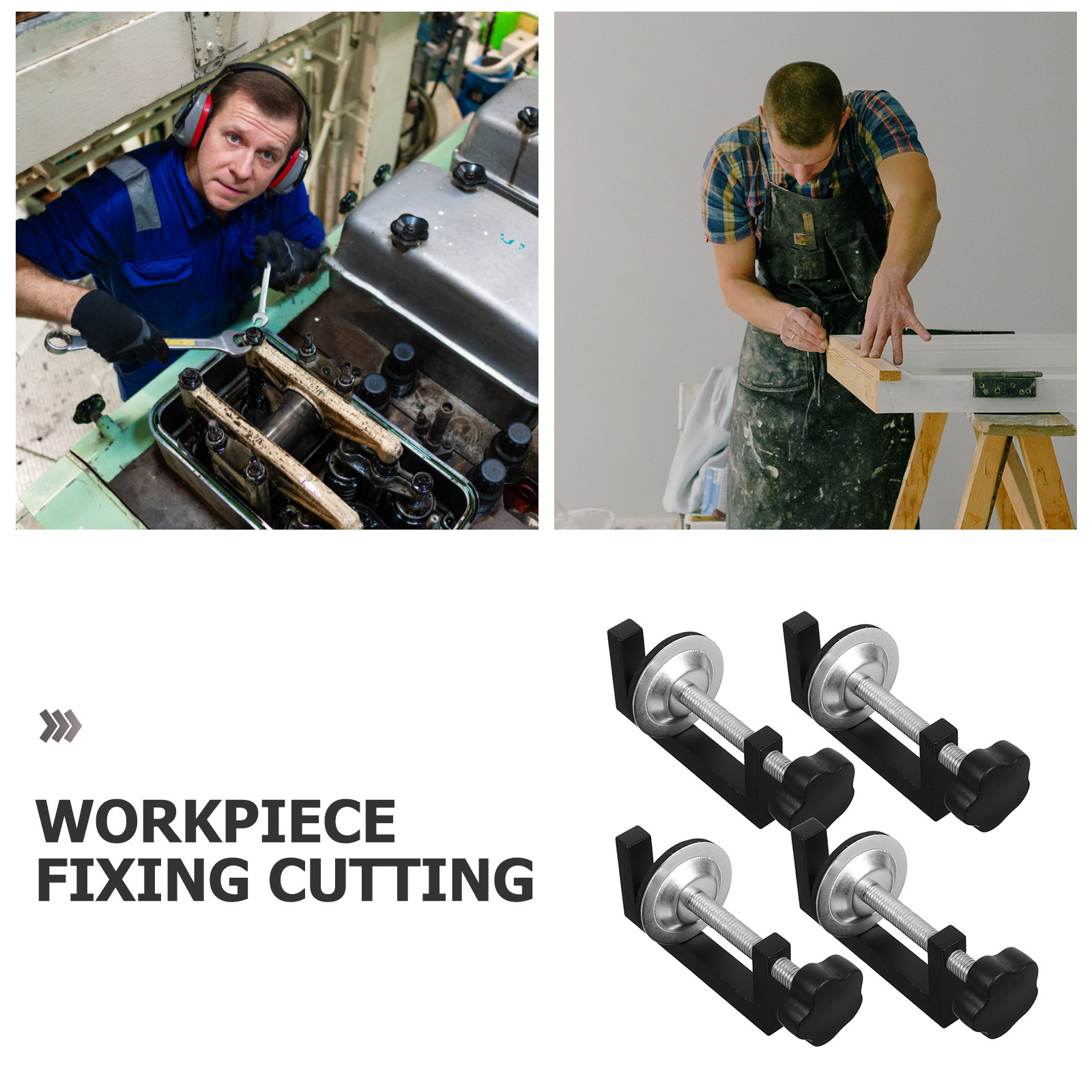 4Pcs Woodworking Fixture Clamp - Furniture And Woodworking 评论和价格