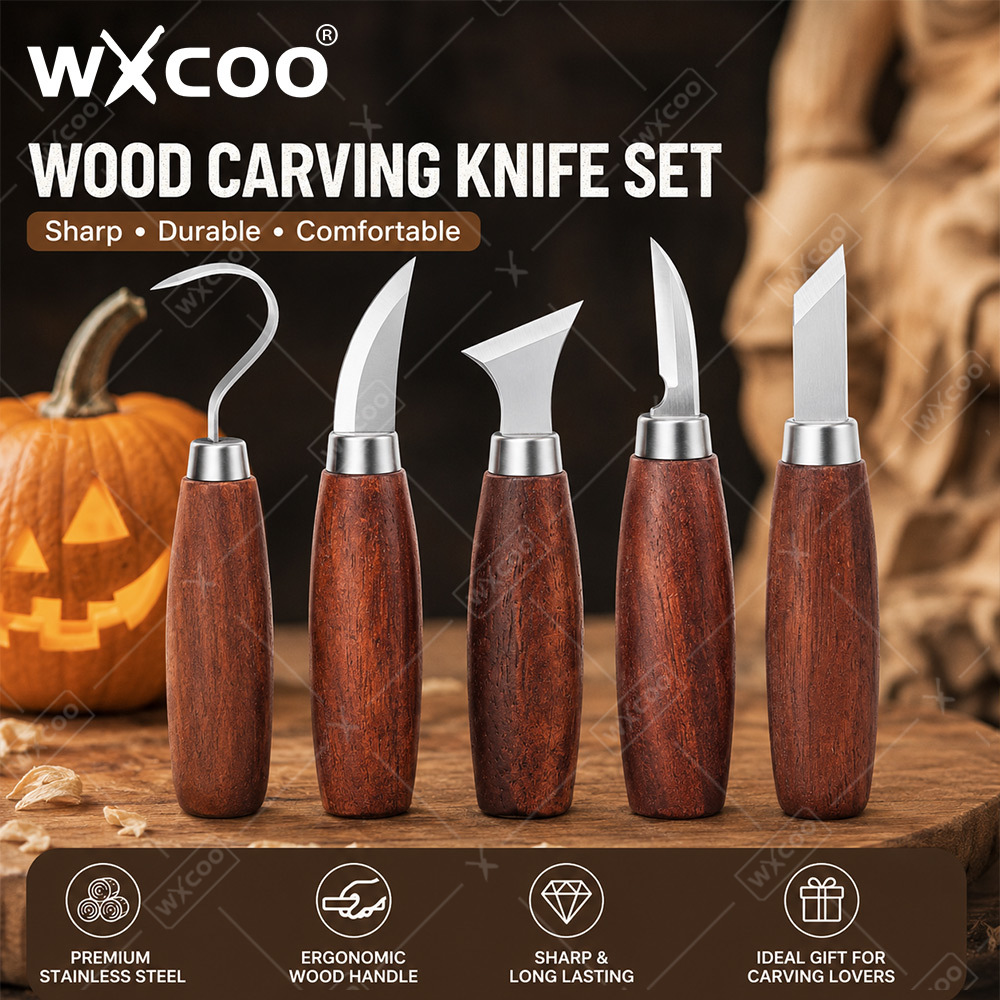 WXCOO Wood Carving Chisel Set  - Woodworking Kits For Beginners 评论和价格