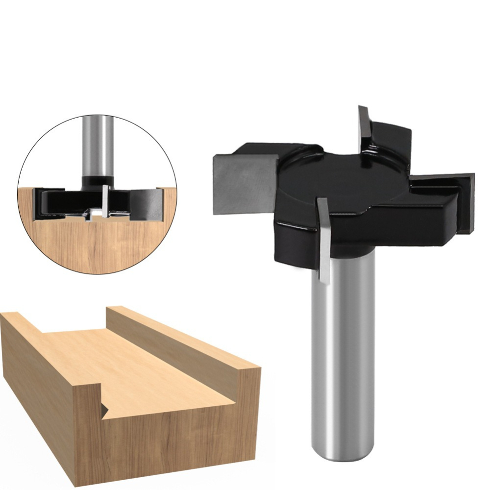 4‑Flute T‑Slot Router Bit Carb - Woodworking Rabbet 评论和价格