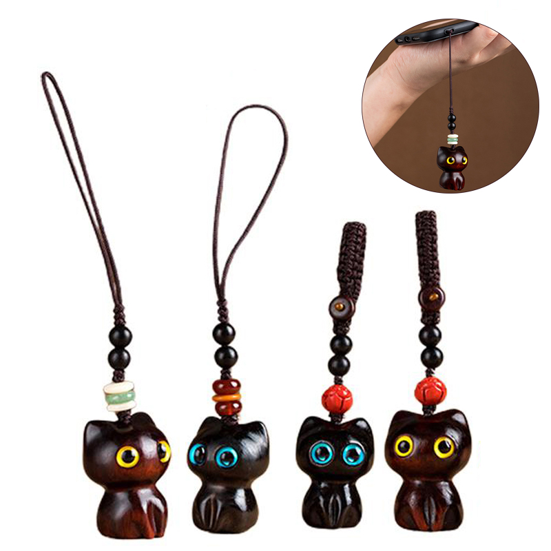 1PCS Sandalwood Wooden Cat Key - Woodworking Rabbet 评论和价格